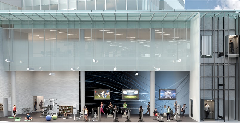 A temple of well-being exclusive to B6 tenants